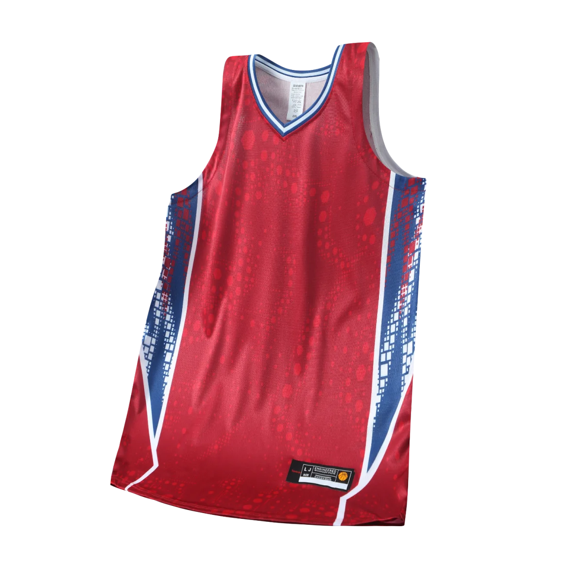 Simple and casual men's basketball tracksuit set: vest + shorts